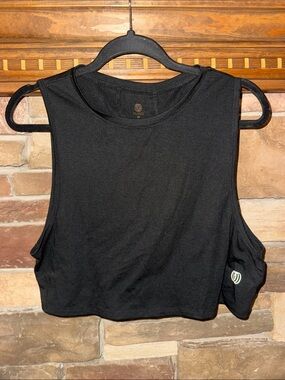 Balance Collection Black Cropped Tank